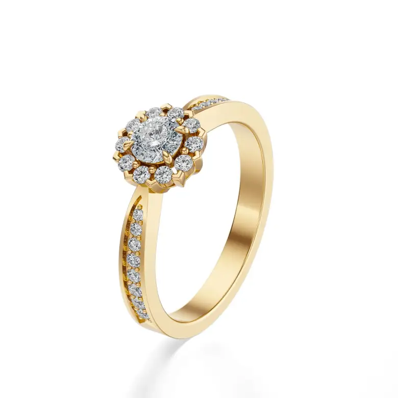 Pierścionek zaręczynowy z diamentami AJPZ_138